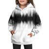 Girls' Hooded Tie-Dye Sweatshirt - Pullover Print Top