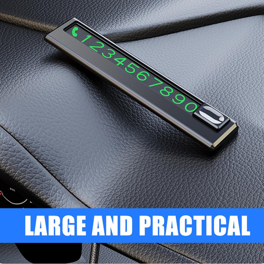 Креативный номерной знак парковки автомобиля, украшение приборной панели, мобильный телефон, временный знак остановки для легкой идентификации транспортного средства