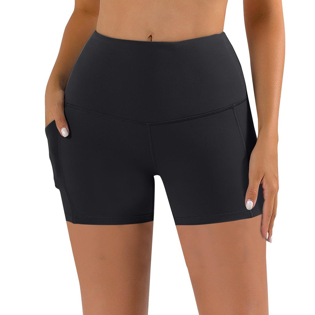 Women's Thin High Waisted Abdominal Tightening Double Layered Yoga Pants