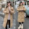 Thickened Bread Jacket, Down Cotton Jacket, Padded Jacket, Women's Korean Version of Loose Mid-length Winter Jacket, Padded Jacket, New In 2025