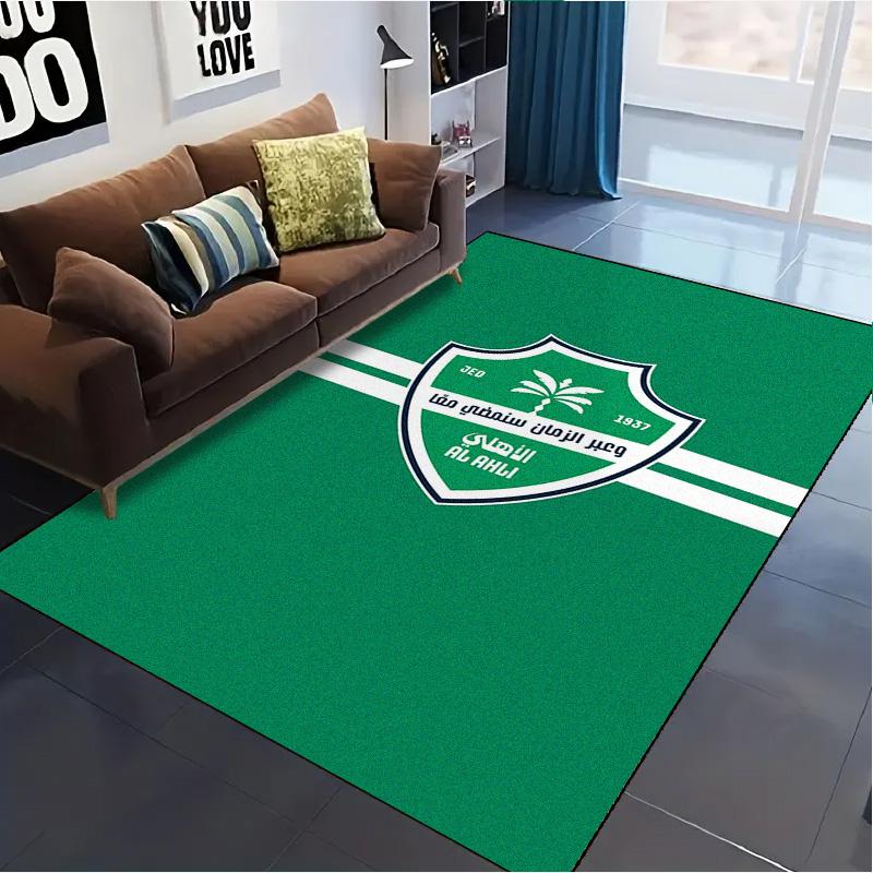 Al Ahli FC Carpet Rug for Living Room Bedroom Home Sofa Decoration,Kids play Non-slip Floor Mat