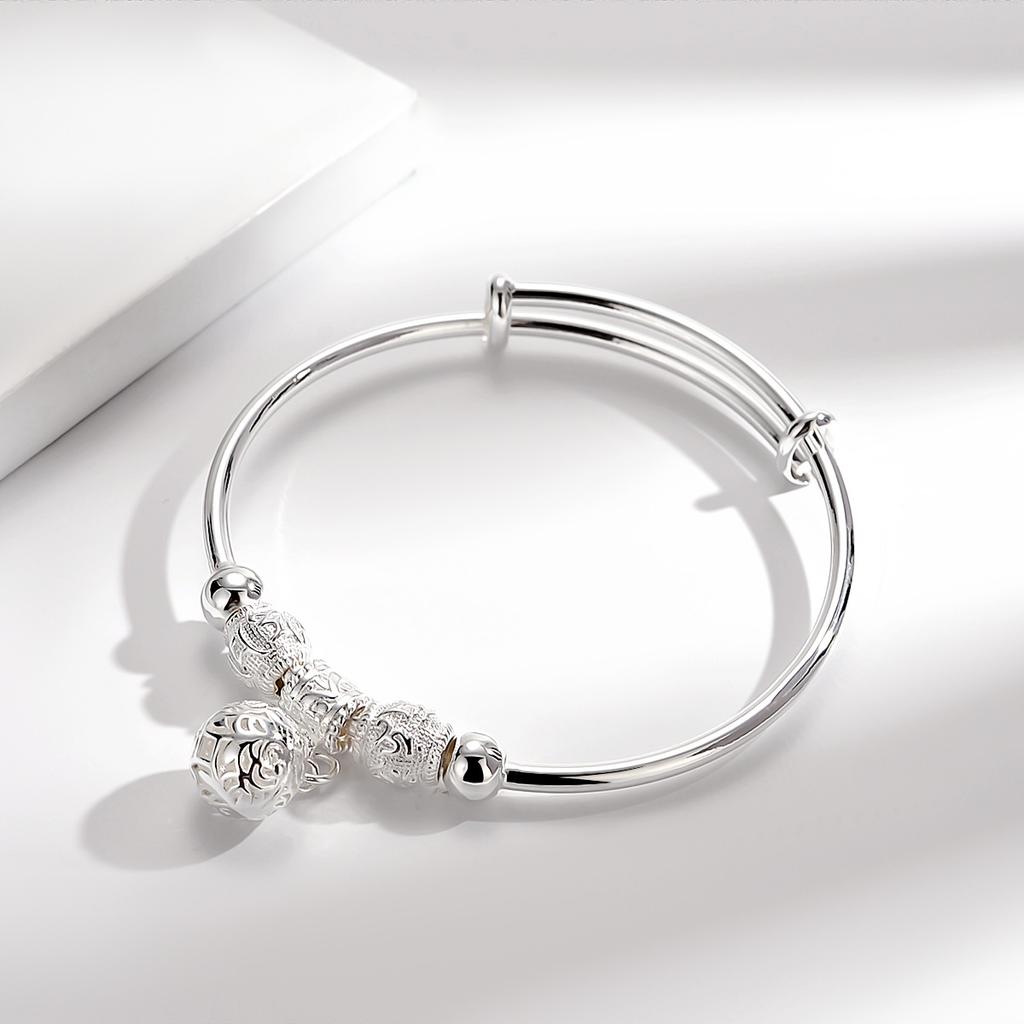 Новый браслет «Дворцовый колокольчик», который я унаследовал, браслет «Колокольчик любви», белый серебряный браслет с медным покрытием, подарок на день рождения