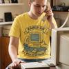 Ретро футболка 90-х с dial-up интернетом: Графическая футболка в стиле винтажной технологической ностальгии