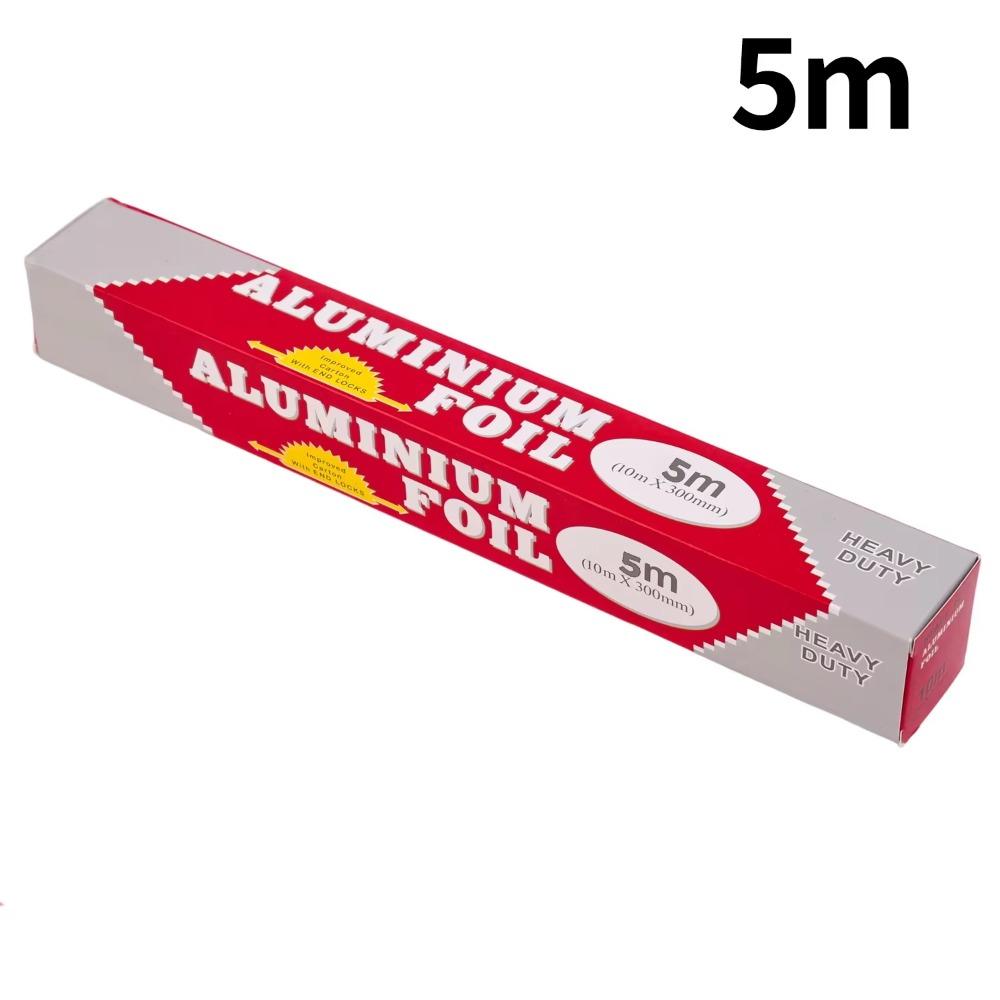 5m/10m/20m Disposable Tin Foil Paper Food-grade Baking Paper  for Air Fryer Oven BBQ Accessories