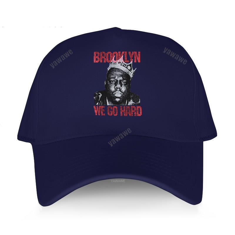 Бейсболка весна-лето однотонная шляпа от солнца NOTORIOUS BIG - GO HARD BROOKLYN BIGGIE SMALLS RAP унисекс хлопковая кепка Snapback для подростков
