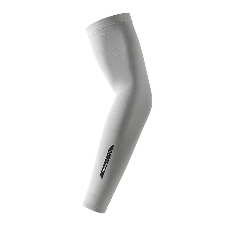 Men's Summer Ice Silk UV Protection Arm Sleeves for Cycling and Driving