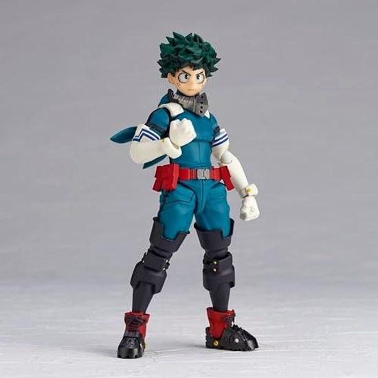 Kaiyodo Revoltech Amazing Yamaguchi Моя геройская академия Изуку Мидория Рост примерно 150 мм Без масштаба ПВХ АБС Окрашенная подвижная фигурка