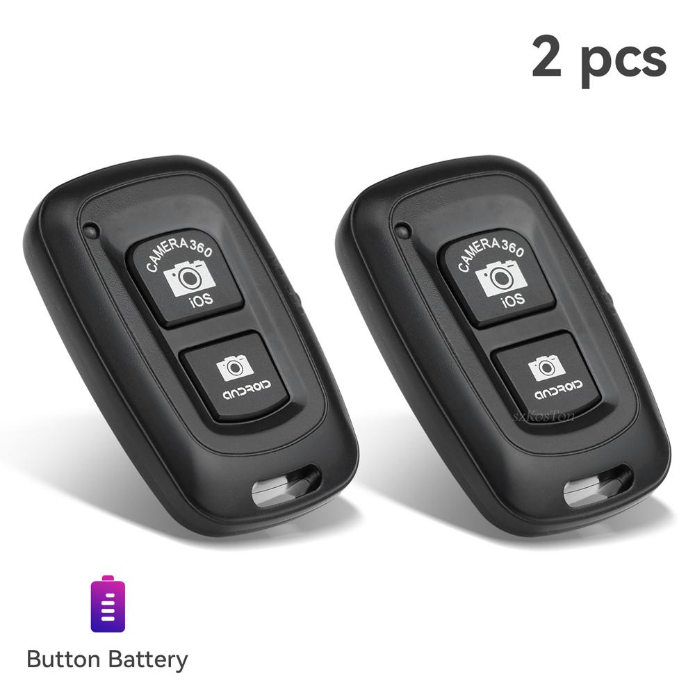 Пульт дистанционного спуска затвора для телефона Беспроводной Bluetooth-совместимый пульт управления для монопода Кнопка спуска затвора для фотокамеры Аксессуар для селфи