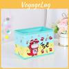 Cute Pajamas Crayon Shin Chan Shiro Striped Pattern Foldable Desktop Storage Box For Desk And Makeup Supplies