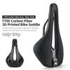 3D-печатное велосипедное седло из углеродного волокна, легкое, комфортное, дышащее, амортизирующее велосипедное сиденье