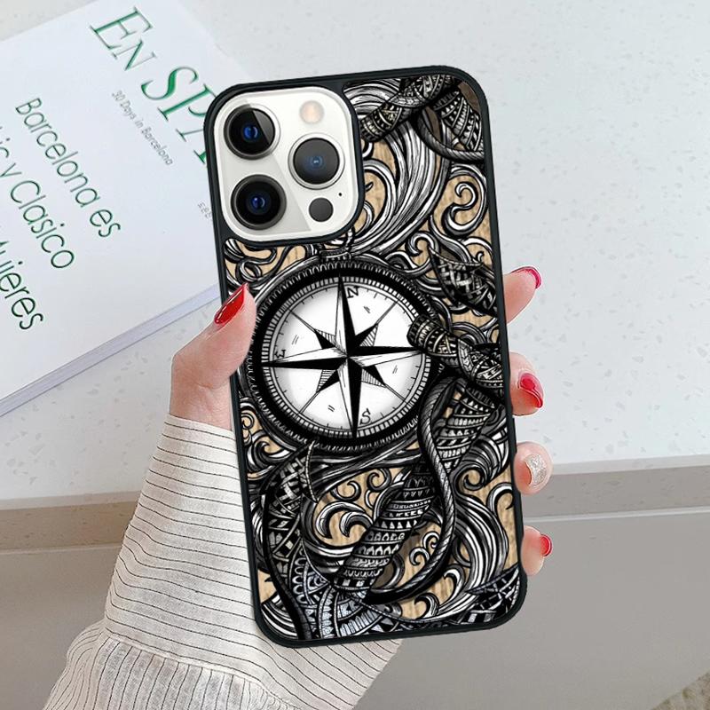 Винтажный чехол для телефона «Компас Wanderlust Map» для iPhone 13 Pro Max Coque 12 11 Pro Max 8 PLUS 7 6S XR X XS mini se Fundas