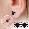 Three-dimensional Black Small Spider Earrings Personality Earrings Fashion Earrings Ear Accessories