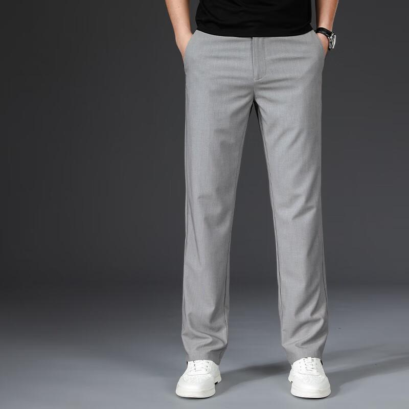 Мужские брюки прямого кроя в стиле business casual от Fengxun