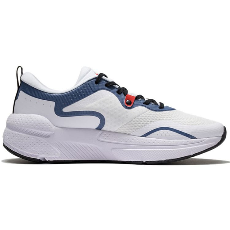 Li Ning Амортизирующие, Износостойкие Низкие Повседневные Кроссовки Мужские Бело-Синие AGLR331-5