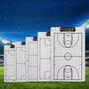 Sport Strategy Coaching Boards 13.78x8.66inch Portable for Basketball /Volleyball/Handball /Football Drawing Marker
