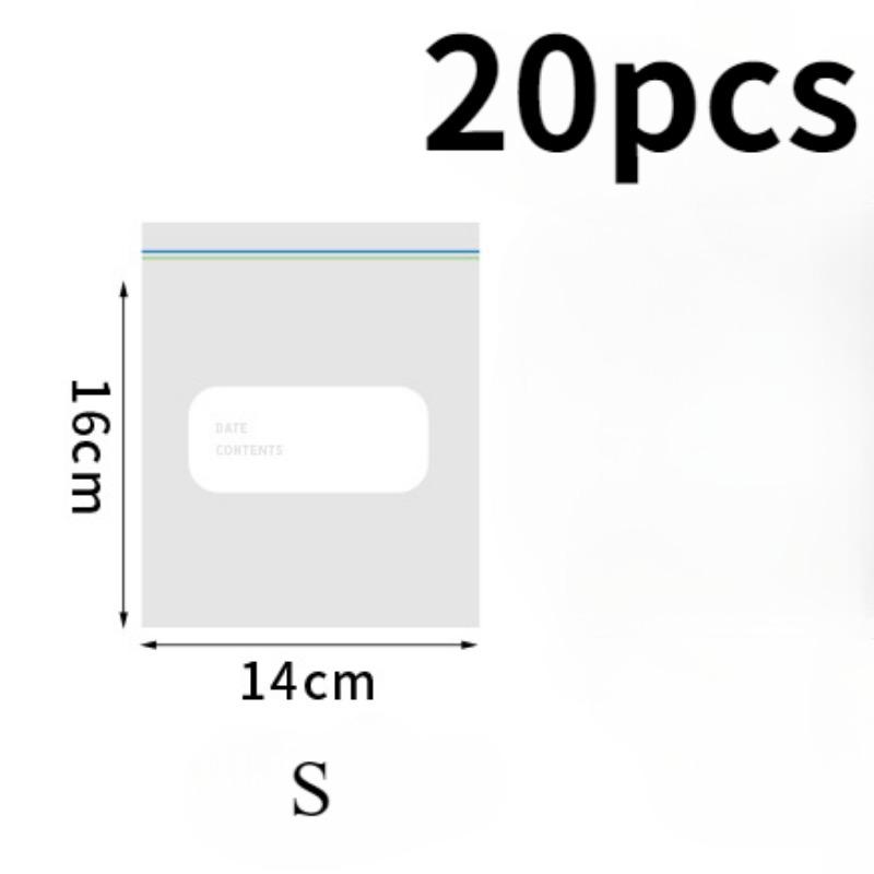 Double Ribbed Dense Bag Cling Bag Sub Food Grade Seal Bag Self Seal Bag Cling Wrap Refrigerator Freezer