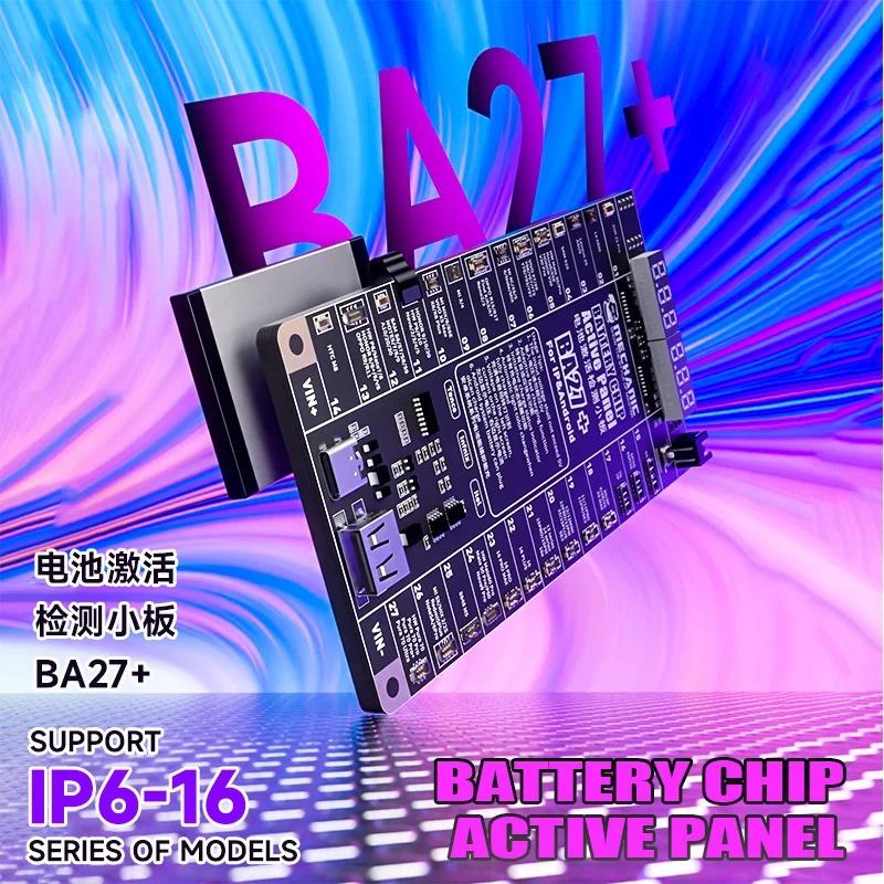 MECHANIC BA27 Battery Activation Detection Board For iPhone 6-16 Pro Max Android Phones Motherboard One-click Activation Repair