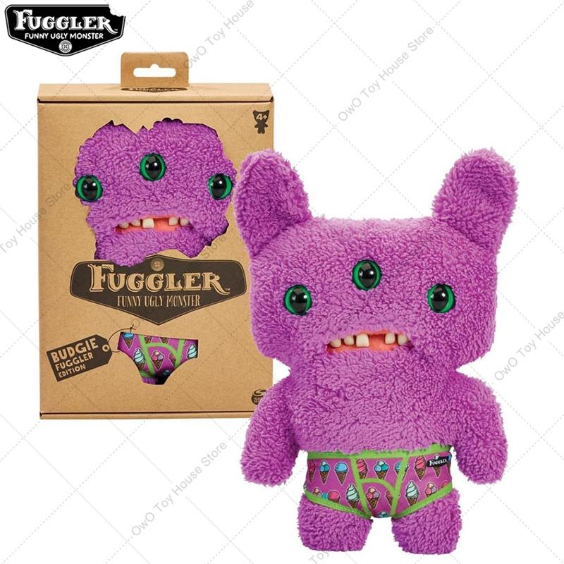 Оригинальные плюшевые игрушки Fuggler Монстры с кривыми зубами Кавайные мультяшные Фугглеры Раздраженный инопланетянин Широкоглазый чудак Куклы-плюш Подарки Детям