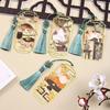 Creative 1Pcs Chinese Style Hollowed Out Metal Cat Bookmarks Students Library Reading Tools Teacher's Day Gifts School Souvenirs