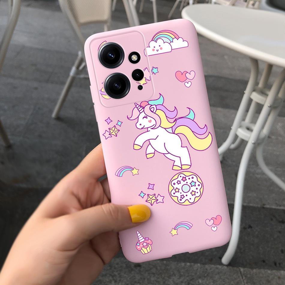 Чехол для Xiaomi Redmi Note 12 4G Note12 Pro Global Милый Подсолнух Конфетный Цвет Мягкий Силиконовый Чехол для Redmi Note 12 Pro 12Pro 5G