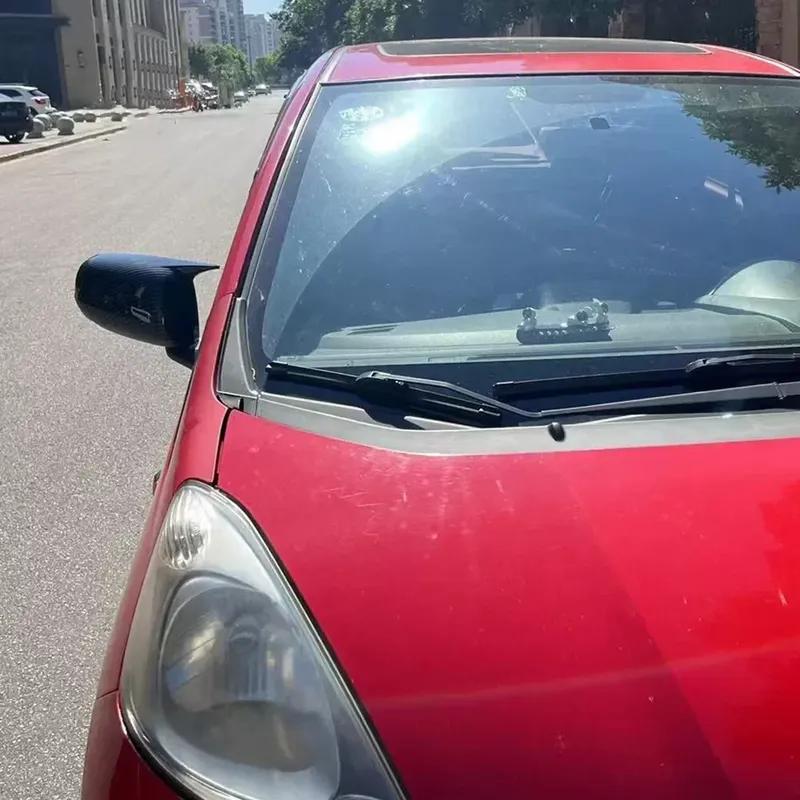 Для Honda Fit Jazz 2009 2010 2011 2012 2013 Автомобильное Зеркало Заднего Вида Боковое Зеркало Крышка Колпачок Крыла Внешний Корпус Двери Ободок Наклейка