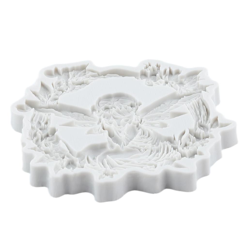 Силиконовая форма Фея цветов Венок из цветов Формы для мастики Инструменты для украшения торта Топпер для кекса Конфета Смола Глина для лепки Шоколад Форма для гампасты