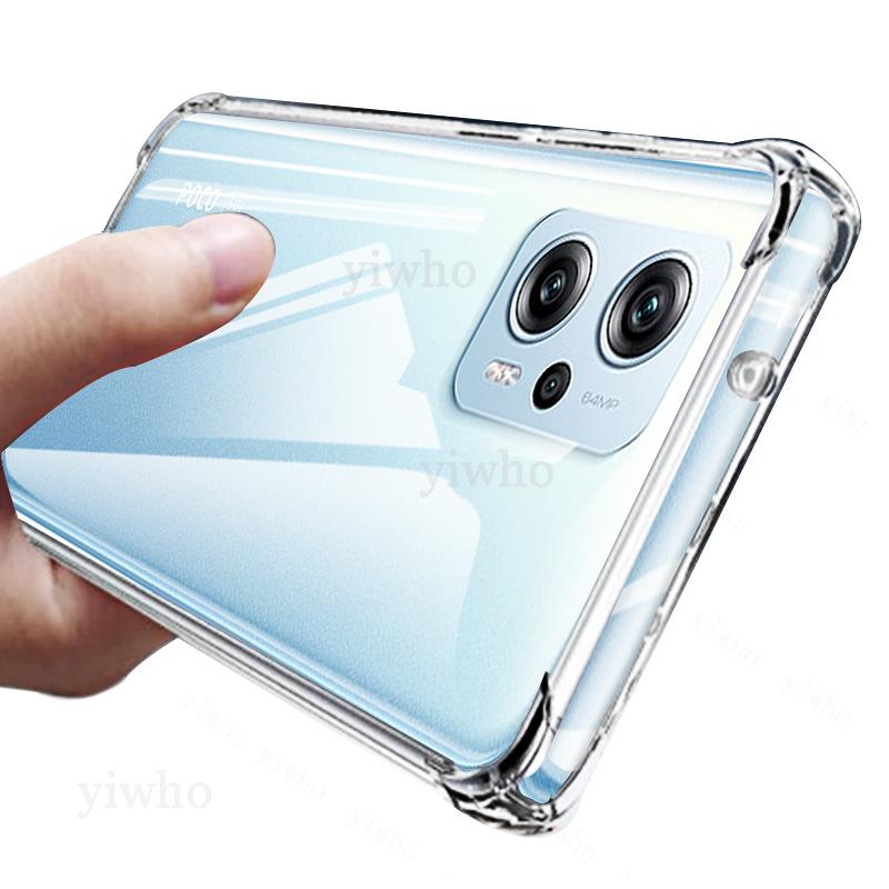 Luxury Clear Soft Silicone Case for Xiaomi Poco X4 GT Shockproof Transparent Pocox4 Gt X4gt Mobile Phone Cases Back Covers