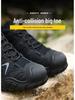 Unisex Lightweight Safety Shoes: Anti-Smash, Anti-Puncture, Insulation, Breathable, Odor-Resistant Protection for Cross-Border Labor.