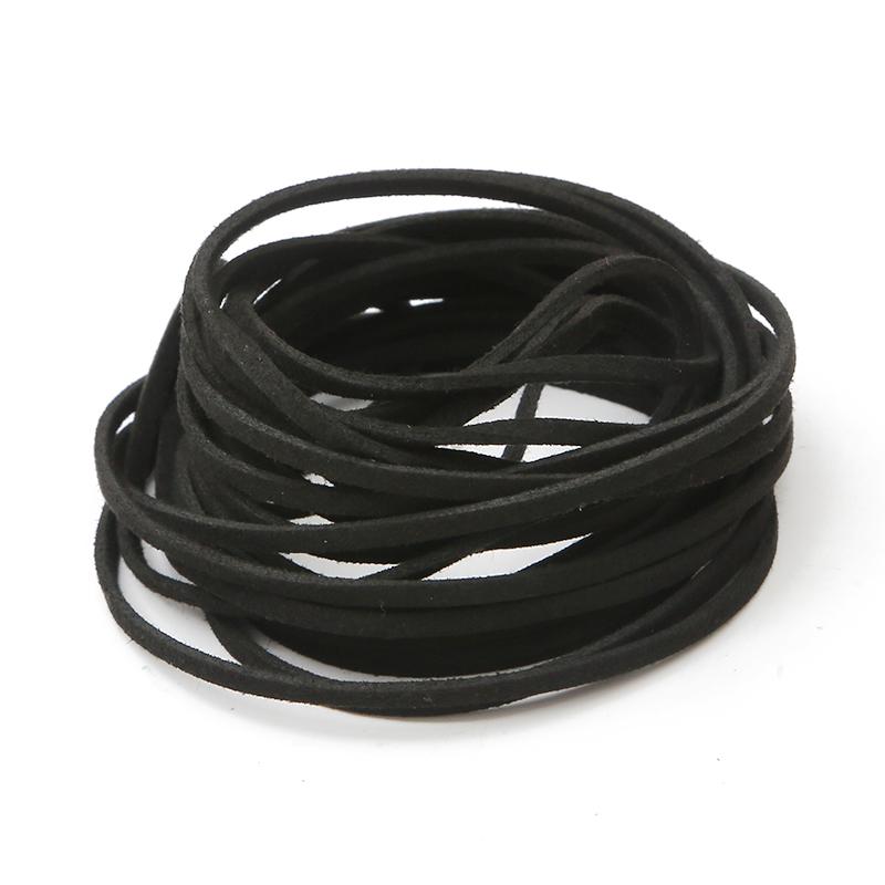 4Meter Micro-Fiber Flat Faxu Leather Lace Beading Thread Faux Suede Cord String Velvet Beading DIY Jewelry Findings Supplies