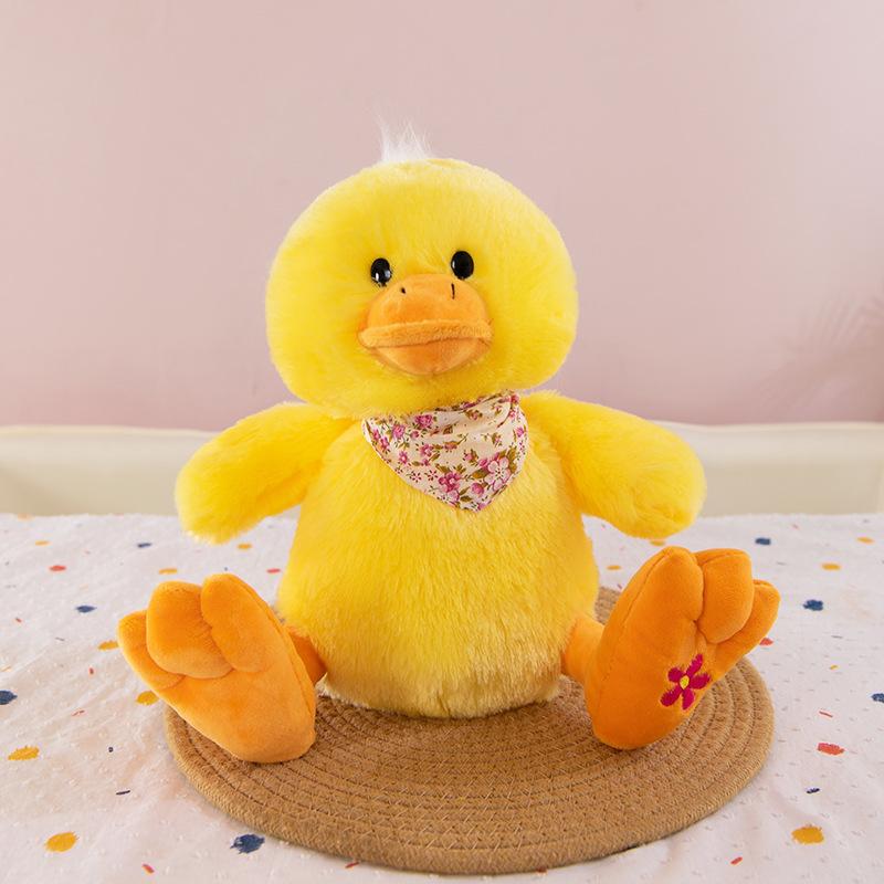 Новая Милая Маленькая Желтая Утка Кукла Плюшевая Игрушка Маленькая Утка Утешающие Куклы Дарят Подарки Детям Девочкам