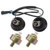 2Pcs Knock Sensor Kit for GM LS1 LQ4 LQ9 4.8 5.3 5.7 6.0 Engine w/ Harness Dual Connector OE 12601822 12589867 Auto Parts