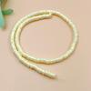 Pearlescent Powder Fashion Necklace DIY 6mm 350PCS 1 String Spacer Beads Bracelets Loose Beads 12Colors For Jewelry Making Polymer Clay  Beads