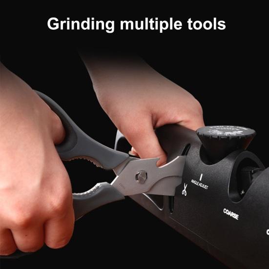 Регулируемая креативная точилка 4-в-1 с расширенной ручкой, удобная ручка, противоскользящая многофункциональная кухонная точилка, инструмент