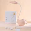 Настольная лампа с USB-зарядкой, светодиодная, заботящаяся о глазах, милая настольная лампа для чтения для прикроватной тумбочки, общежитий