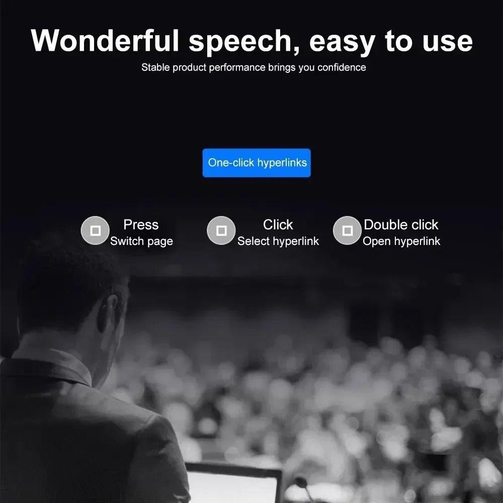 Infrared Presentation Clicker 2.4GHz PPT Presenter Multimedia Page Turner Projector Presentation