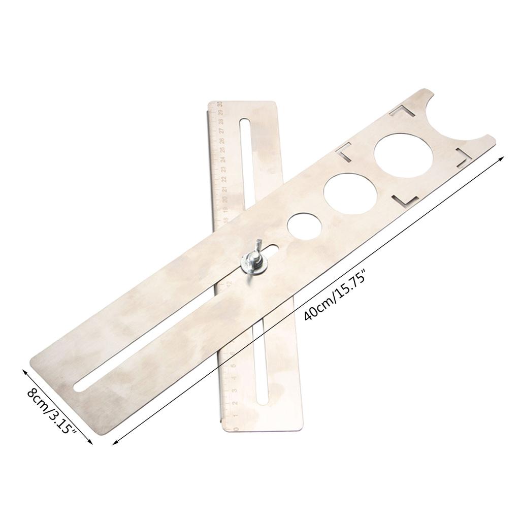 Регулируемый локатор для керамической плитки, линейка для маркировки положения стены, резак для керамических отверстий, дрель, открывалка для мрамора, строительный инструмент