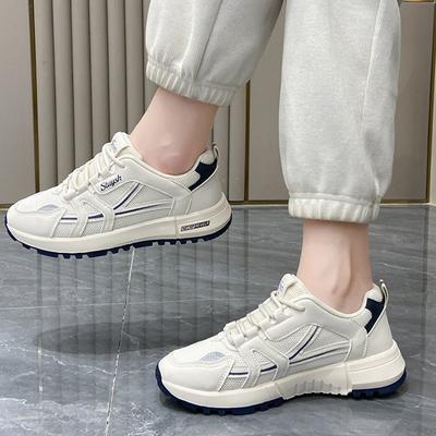 Женская повседневная спортивная обувь сетчатые кроссовки тренировочные дышащие модные теннисные туфли для бега на открытом воздухе нескользящие повседневные туфли 35-40