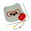 Cartoon Animal Animal Shaped Palm Fan Cattail Woven Handheld Fan Cattail Hand Fan  Photo Prop