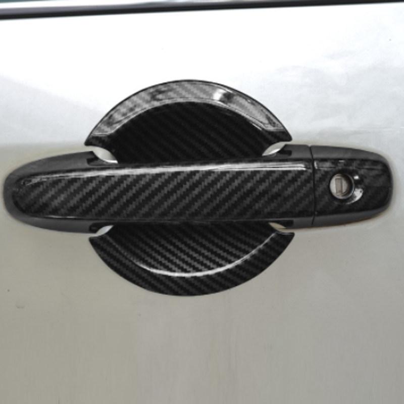 Car Decoration Door Bowl Handle Cover For Toyota Camry 2012-2017 Carbon Fiber Cars Accessories Exterior Styling