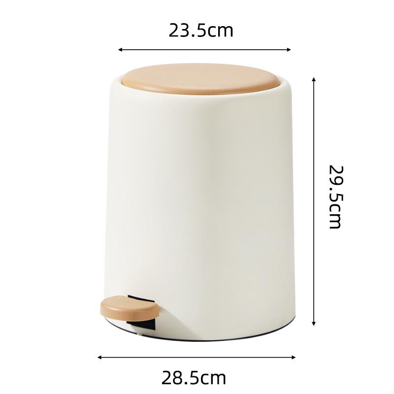 Yongsheng 2026 Роскошное мусорное ведро с педалью и крышкой для дома, кухни и ванной комнаты