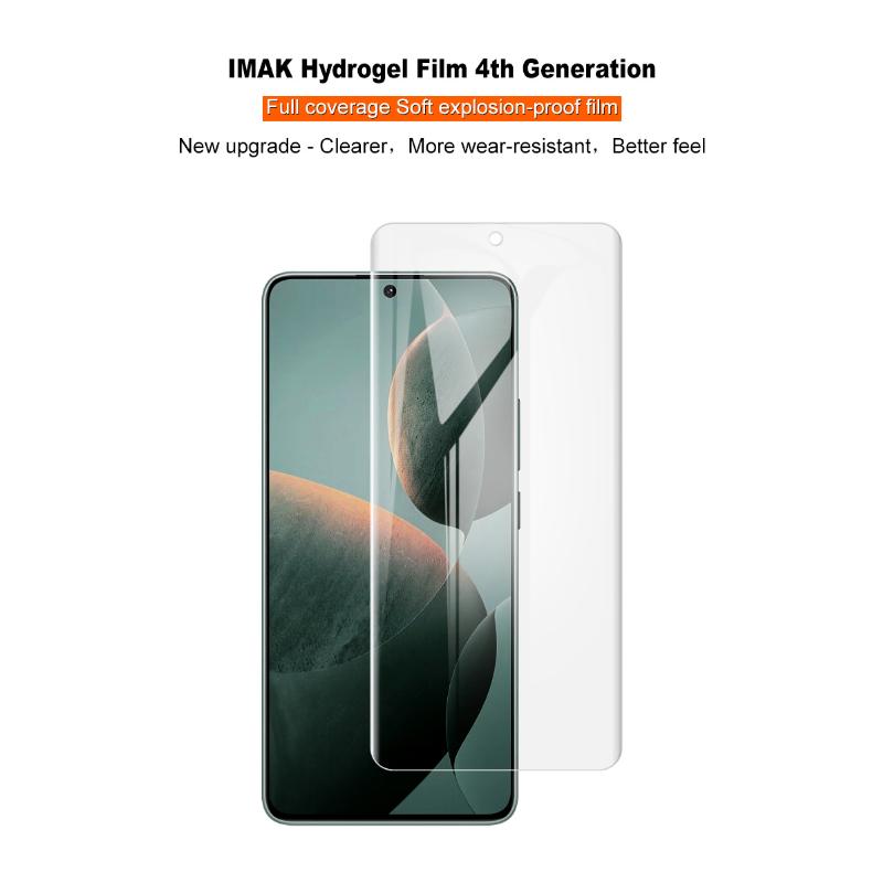 Для Redmi K70 Pro 5G / POCO F6 Pro 5G / POCO X6 Pro 5G стекло IMAK гидрогелевая пленка 4-го поколения полное покрытие экрана протектор