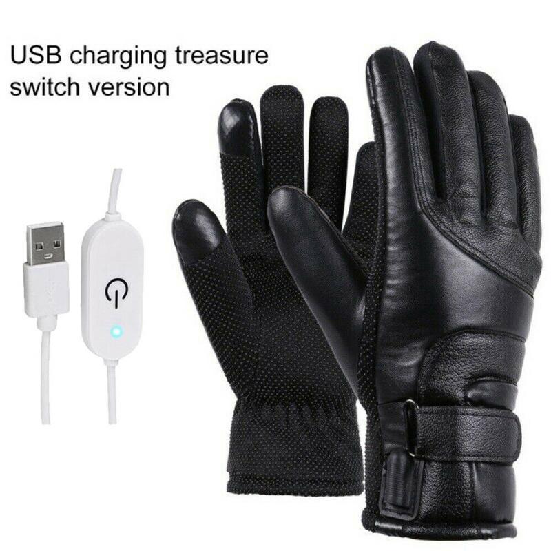 Электрические перчатки с подогревом, теплые руки, USB аккумуляторная батарея для езды на велосипеде на мотоцикле на открытом воздухе