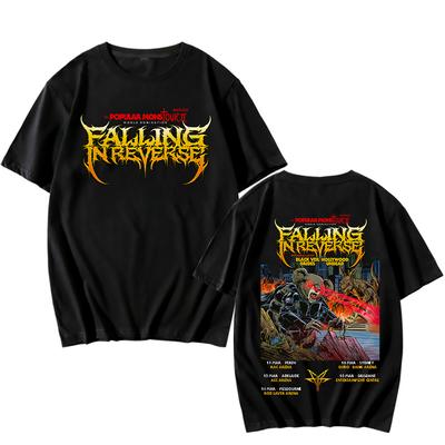 Falling in Reverse Популярная футболка Mons Tour II Модная мужская женская одежда Metal New Creative Tee Футболка World Domination