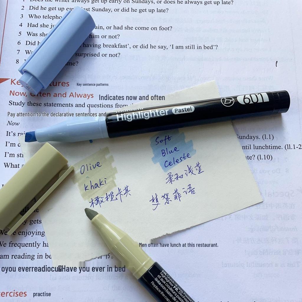 Маркеры-хайлайтеры Morandi - Элегантные новые цвета 601, Идеально для студентов