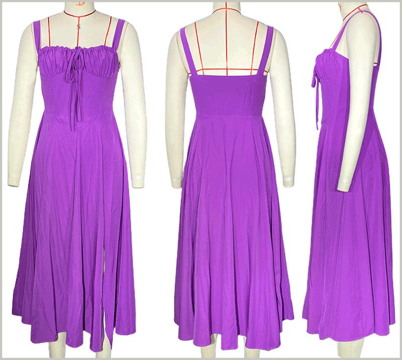 2026 Элегантное французское летнее платье-слинг высокого класса для женщин