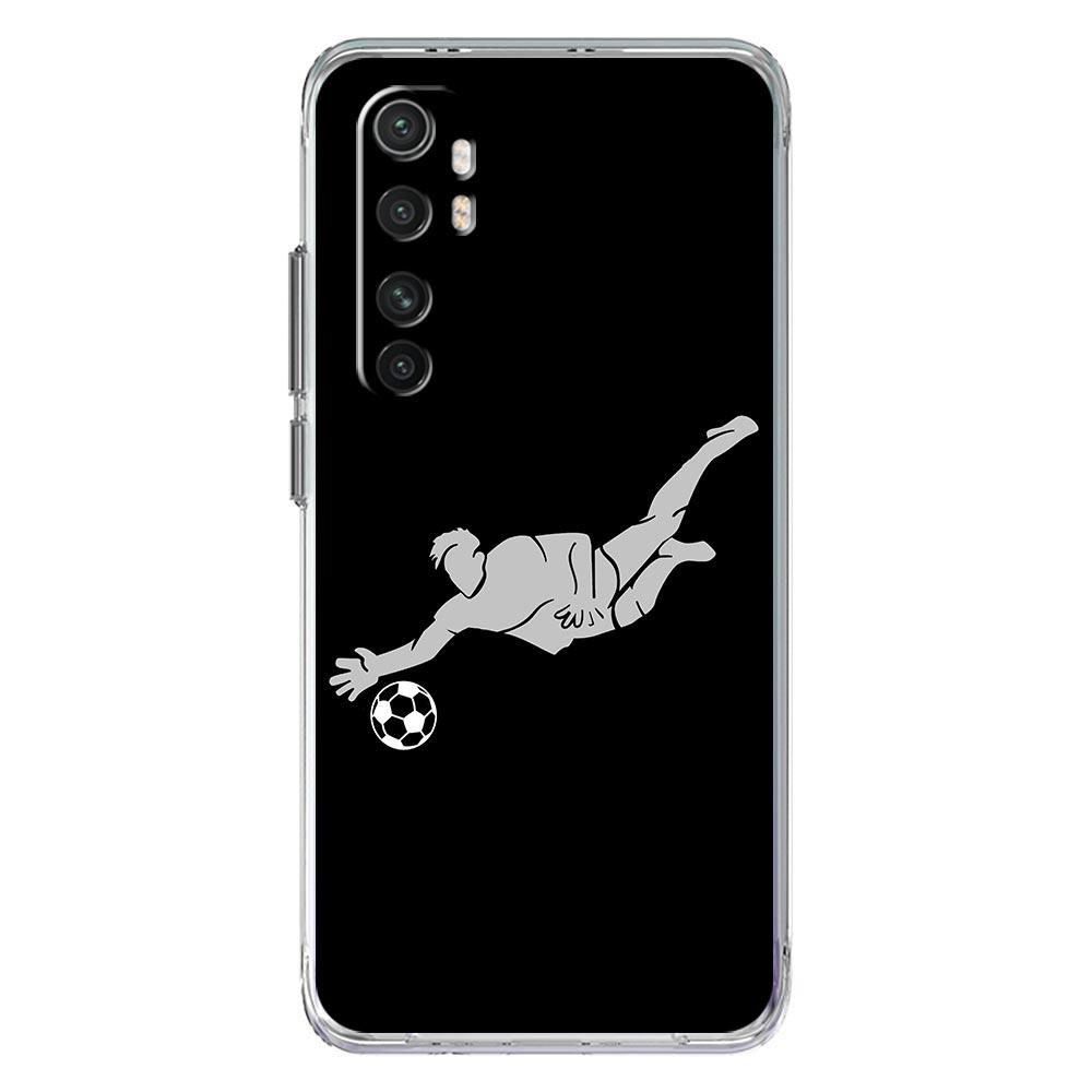 Чехол для телефона «Футболист с изображением футболиста» для Xiaomi Mi 12T 10 12 Lite 11 Ultra 11X 11T Pro Poco X4 X3 NFC F3 M3 M4 5G, прозрачный чехол