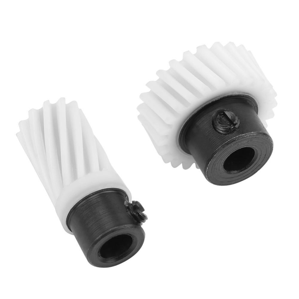 2pcs Plastic Sewing Machine Parts 2Pcs Kit Hook Drive Gear Feed Dog Drive Sewing Machine Repair
