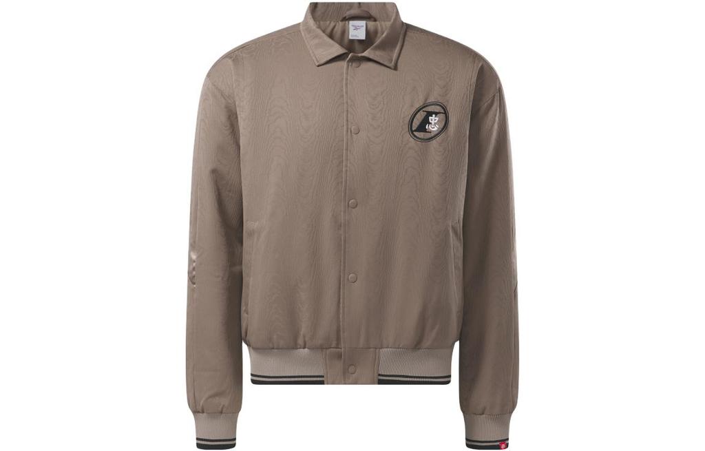 Men's Reebok Jackets Unisex Brown Lapel Moderate Other