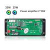 2*25 Вт усилитель Bluetooth 5.0 MP3 декодер плата DC 7 В-15 В 50 Вт MP3 плеер USB FM запись звонков с пультом дистанционного управления Car Ki