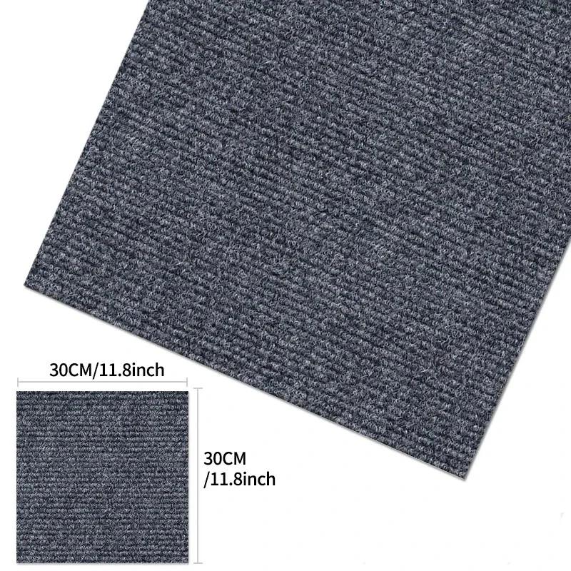 Самоклеящиеся наклейки на ковры для пола, квадратные коврики, самоклеящиеся коврики для самостоятельного укладки на пол для кухни, столовой, спальни, домашнего декора 30 см
